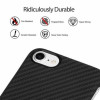 Чехол iPhone 7/8/SE(2020) Pitaka MagEZ Case Черно-Серый(в полоску)/Кевлар (арамид) в рассрочку без первоначального взноса и переплат