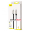 Кабель Type-C- Lighting / Baseus CATLSP-01/ 1M / Черный в рассрочку