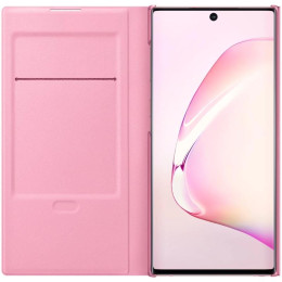 Чехол Samsung Note 10 LED View Cover Pink