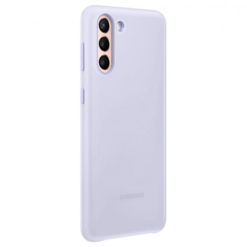 Чехол-накладка Samsung Galaxy S21 Plus LED Cover Violet в рассрочку без первоначального взноса и переплат