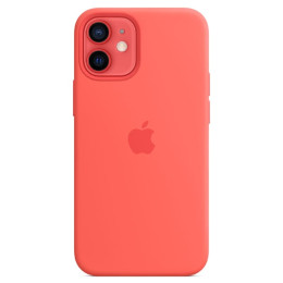 Чехол iPhone 12 mini Silicone Case MagSafe Pink Citrus