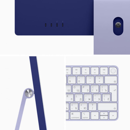 Apple iMac 24 M1(8-Core GPU)/8GB/256GB (Z130IMAC01 - Mid 2021) Purple в рассрочку без первоначального взноса и переплат