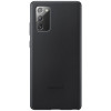 Чехол Samsung Galaxy Note 20 Leather Cover Black в рассрочку