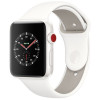 Apple Watch S3 42 mm LTE WE - White Ceramic / White Sport Band в рассрочку