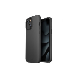 Чехол iPhone 13 Uniq Lino Hue Silicone Grey