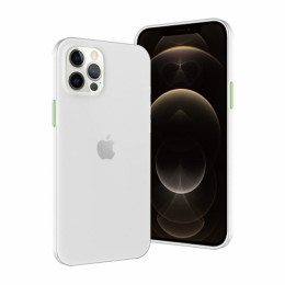Чехол iPhone 12 Pro Max SwitchEasy Прозрачный Белый