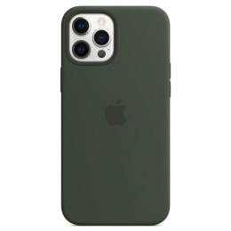 Чехол iPhone 12 Pro Max Silicone Case MagSafe Cyprus Green