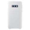Чехол Samsung Galaxy S10e Leather Cover White в рассрочку