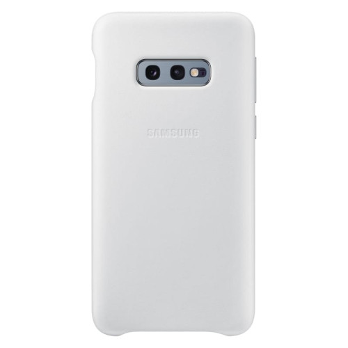 Чехол Samsung Galaxy S10e Leather Cover White в рассрочку без первоначального взноса и переплат