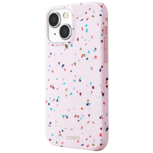 Чехол iPhone 13 Uniq Coehl Terrazzo Pink в рассрочку без первоначального взноса и переплат