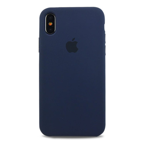 Чехол iPhone XS Max Silicone Case Midnight Blue в рассрочку без первоначального взноса и переплат