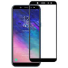 Защитное стекло 3D для Samsung Galaxy A6 Черное в рассрочку