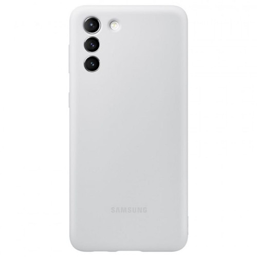 Чехол-накладка Samsung Galaxy S21 Plus Silicone Cover Light Grey в рассрочку без первоначального взноса и переплат