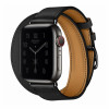 Apple Watch Hermès S6 40mm (Cellular) Space Black Stainless Steel Case / Noir Double Tour в рассрочку