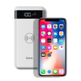 Аккумулятор с беспроводной зарядкой Hoco J11 Astute Wireless Power Bank 10000мАч