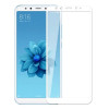 Защитное стекло 3D для Xiaomi Mi A2 Белое в рассрочку