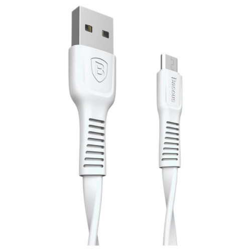 Кабель USB- MicroUSB / Baseus Tough 2A / 1M / Белый в рассрочку без первоначального взноса и переплат