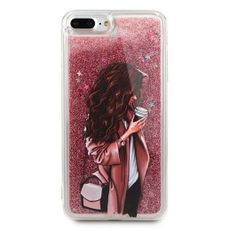 Чехол iPhone 7/8 Plus Life Style Girl with coffee