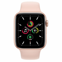 Apple Watch SE 44mm Gold Aluminum Case / Pink Sand Sport Band
