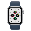 Apple Watch SE 40mm Silver Aluminum Case / Abyss Blue Sport Band в рассрочку без первоначального взноса и переплат
