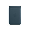 Чехол-бумажник Leather Wallet MagSafe Baltic Blue в рассрочку