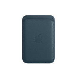Чехол-бумажник Leather Wallet MagSafe Baltic Blue