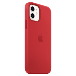 Чехол iPhone 12/12 Pro Silicone Case MagSafe Red
