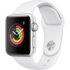 Apple Watch S3 38mm Silver Aluminum with White Sport Band в рассрочку