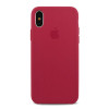 Чехол iPhone X/XS Silicone Case Rose Red в рассрочку