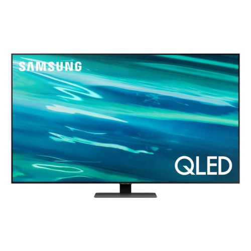 Телевизор Samsung 55Q80AA 55/QLED/Ultra HD/Wi-Fi/SMART TV/Black в рассрочку без первоначального взноса и переплат