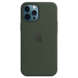 Чехол iPhone 12 Pro Max Silicone Case MagSafe Cyprus Green