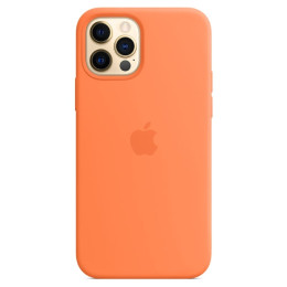 Чехол iPhone 12/12 Pro Silicone Case MagSafe Kumquat