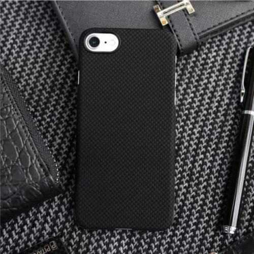 Чехол iPhone 7/8/SE(2020) Pitaka MagEZ Case Черно-Серый(шахматное плетение)/Кевлар (арамид) в рассрочку без первоначального взноса и переплат