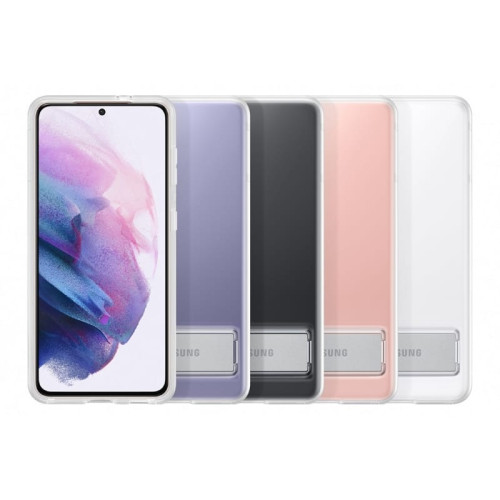 Чехол-накладка Samsung Galaxy S21 Clear Standing Cover Transparent в рассрочку без первоначального взноса и переплат