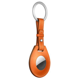 Брелок AirTag Hermès с кольцом для ключей Orange