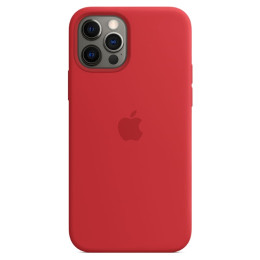 Чехол iPhone 12/12 Pro Silicone Case MagSafe Red