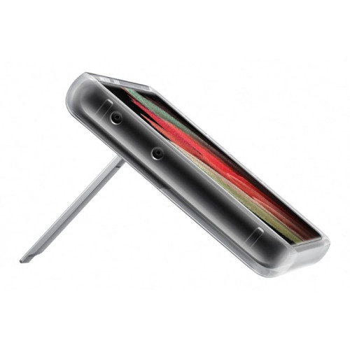 Чехол-накладка Samsung Galaxy S21 Ultra Clear Standing Cover Transparent в рассрочку без первоначального взноса и переплат