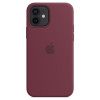 Чехол iPhone 12/12 Pro Silicone Case MagSafe Plum в рассрочку без первоначального взноса и переплат