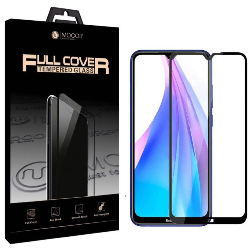 Защитное стекло 3D MOCOll Black Diamond для Xiaomi Redmi Note 8 Черное в рассрочку без первоначального взноса и переплат