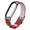 Ремешок для Mi Band 3/4 Leather Red в рассрочку