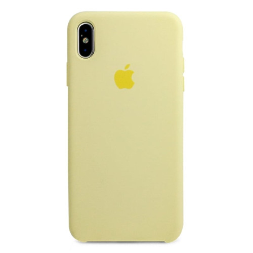 Чехол iPhone XS Max Silicone Case Mellow Yellow в рассрочку без первоначального взноса и переплат