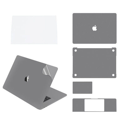 Защитные пленки MOCOll (5 в 1) для Apple MacBook Air 2018/2019/2020 Серые в рассрочку без первоначального взноса и переплат