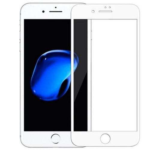 Защитное стекло 3D для iPhone 7 Plus/8 Plus Белое в рассрочку без первоначального взноса и переплат