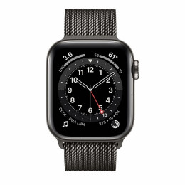 Apple Watch S6 40mm (Cellular) Graphite Stainless Steel Case / Graphite Milanese Loop