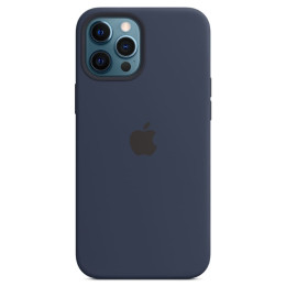 Чехол iPhone 12 Pro Max Silicone Case MagSafe Deep Navy