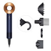 Фен Dyson Supersonic HD07 синий медный с 5 насадками и дорожным чехлом в рассрочку без первоначального взноса и переплат