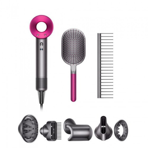 Фен Dyson Supersonic HD07 с 5 насадками и расческами в рассрочку без первоначального взноса и переплат