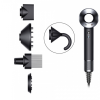 Фен Dyson Supersonic (черный/серебристый) с 5 насадками