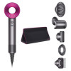 Фен Dyson Supersonic HD07 фуксия с черным дорожным чехлом и 5 насадками