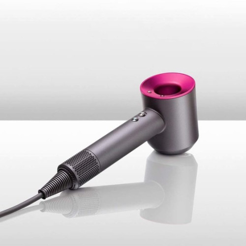 Фен Dyson Supersonic HD07 фуксия с черным дорожным чехлом и 5 насадками в рассрочку без первоначального взноса и переплат